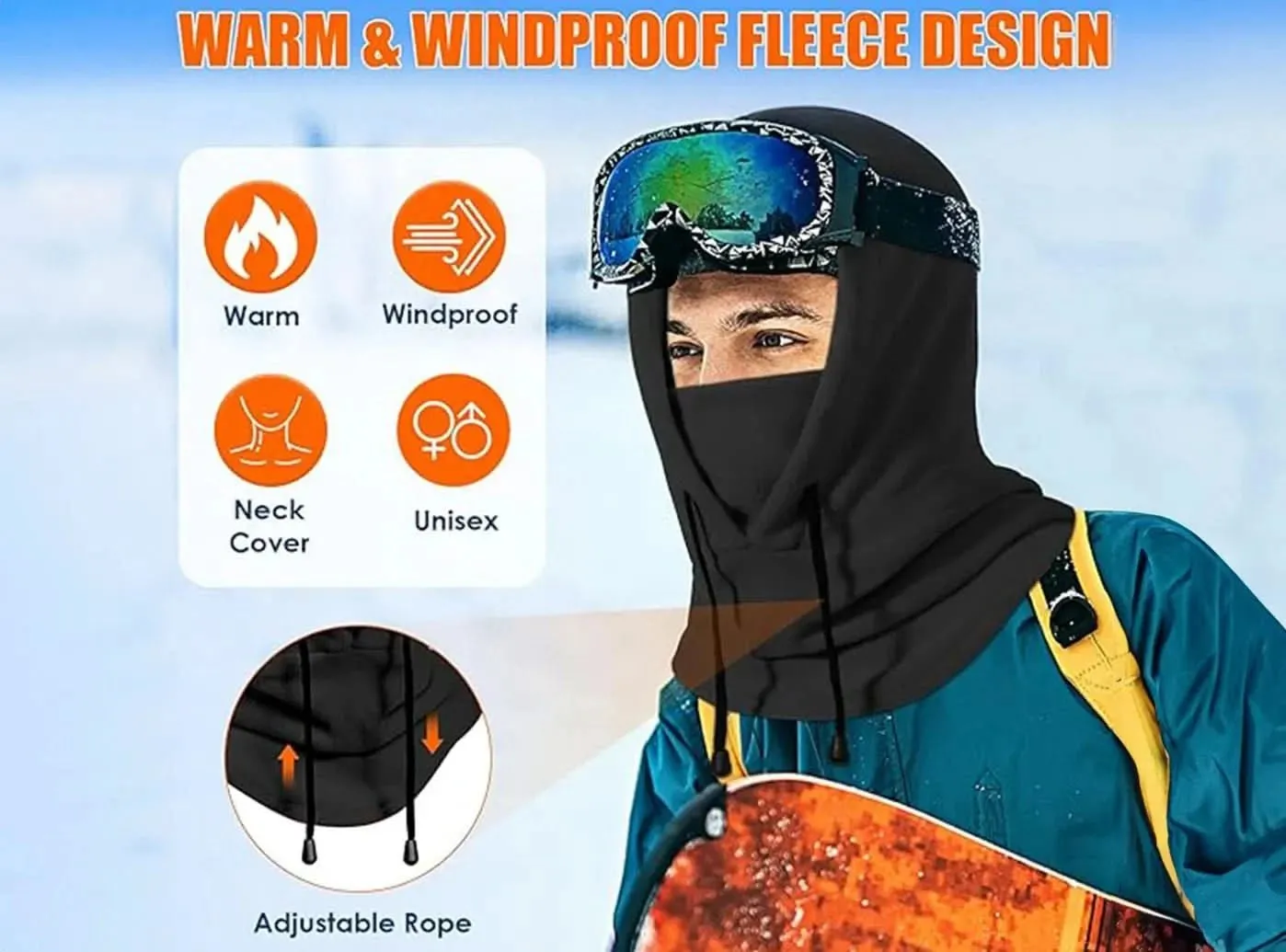 FitVille Winter Ski Balaclava (Unisex)