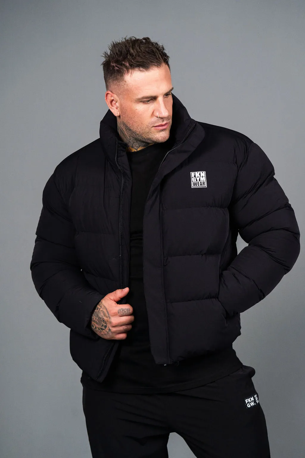 FKN | Unisex Puffer Jacket | Black