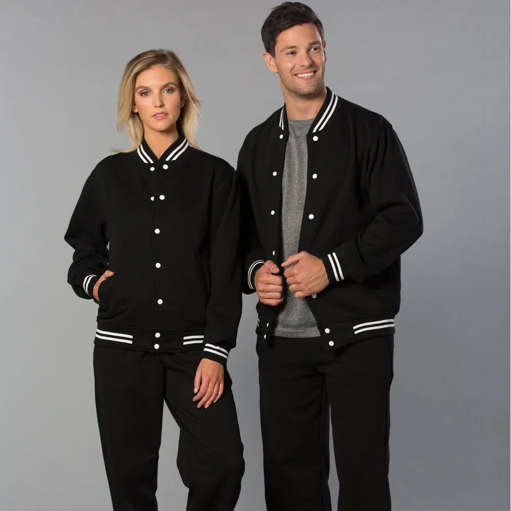 [FL11] Adult's Fleece Varsity Jacket