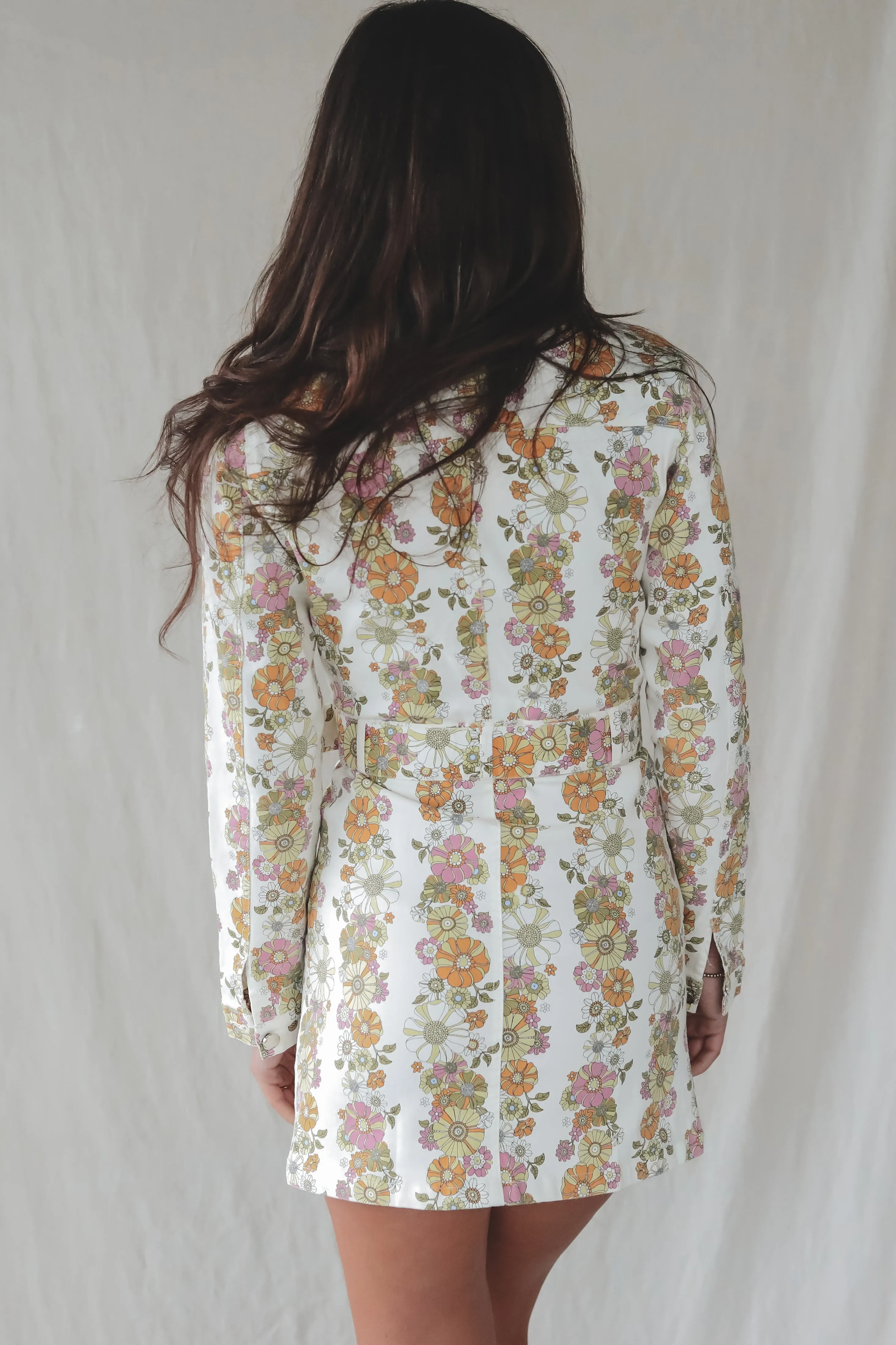 Friends Till The End Floral Button Up Dress