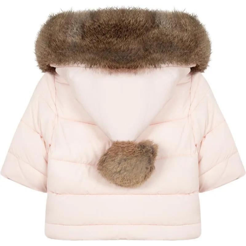 Girls Pink Puffer Jacket