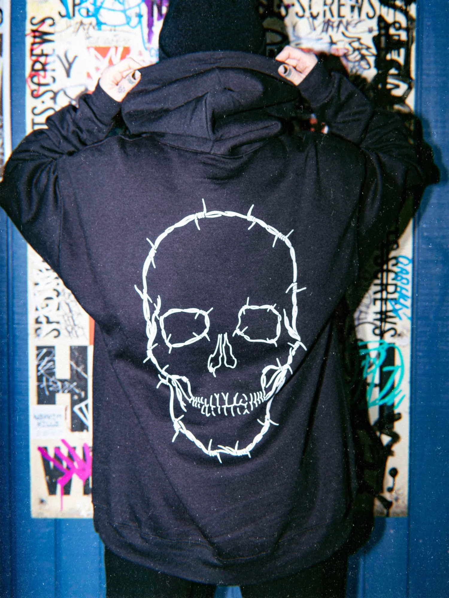 GNG Keep Out Black Hoodie