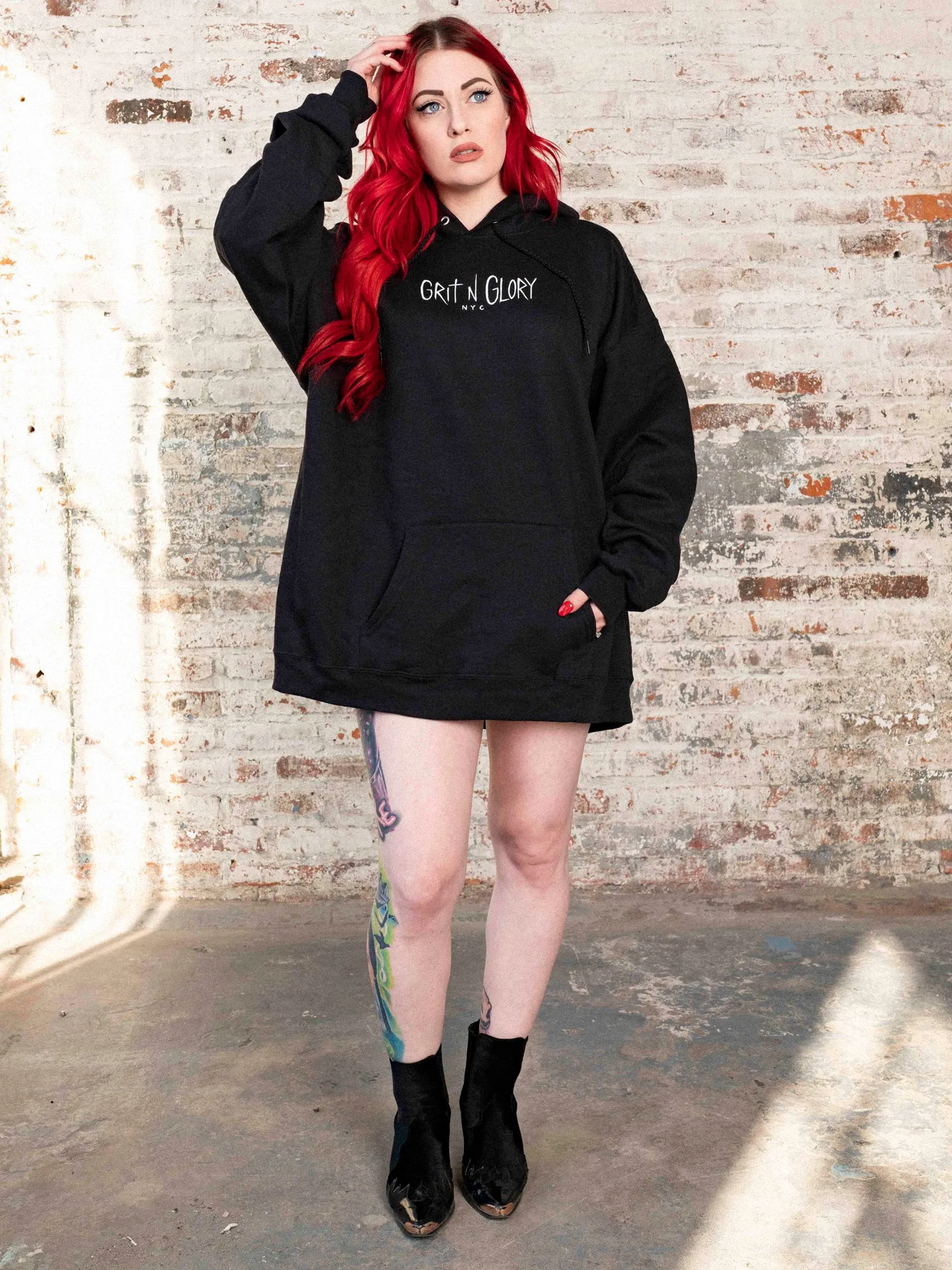 GNG Keep Out Black Hoodie