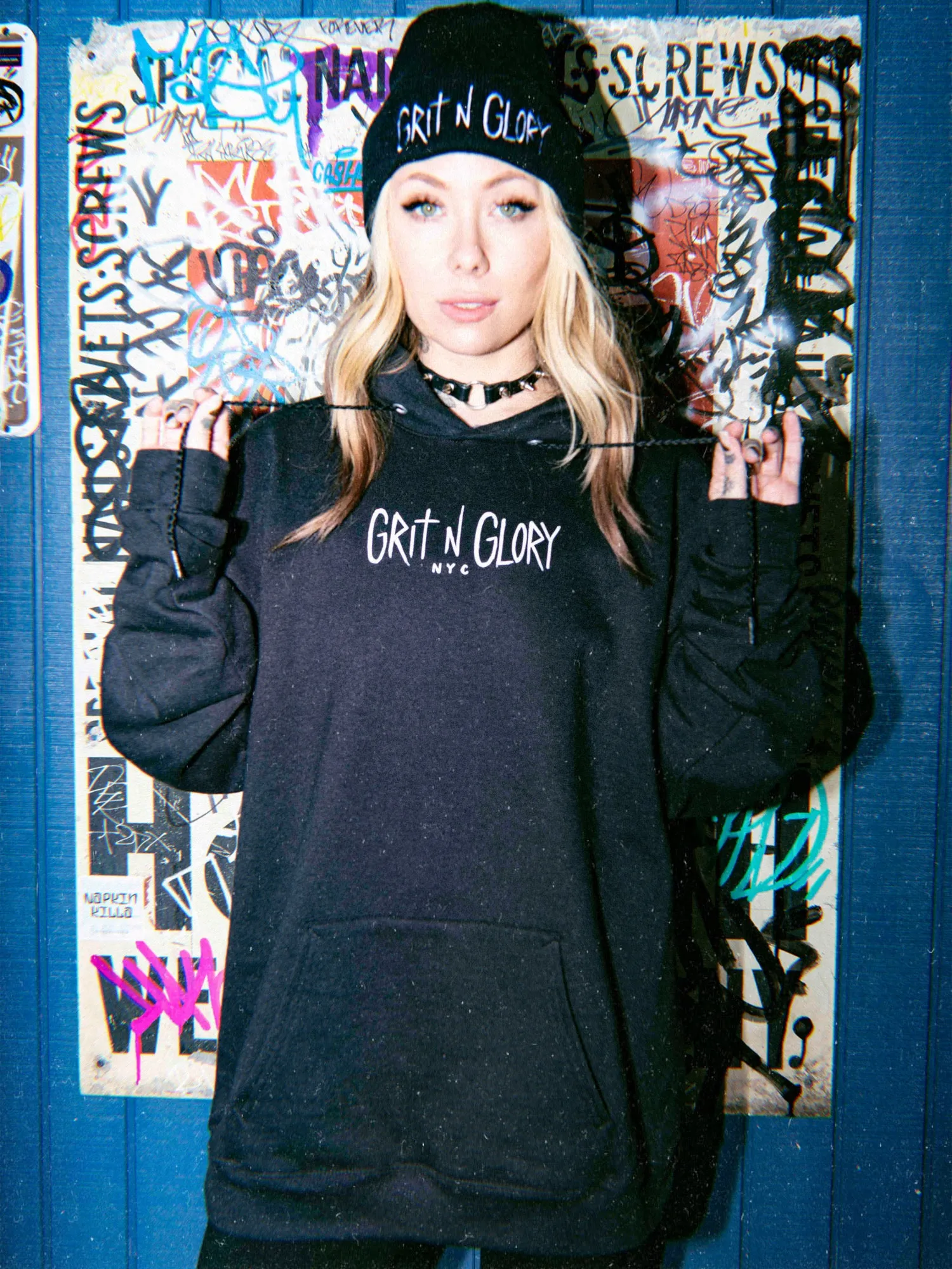 GNG Keep Out Black Hoodie