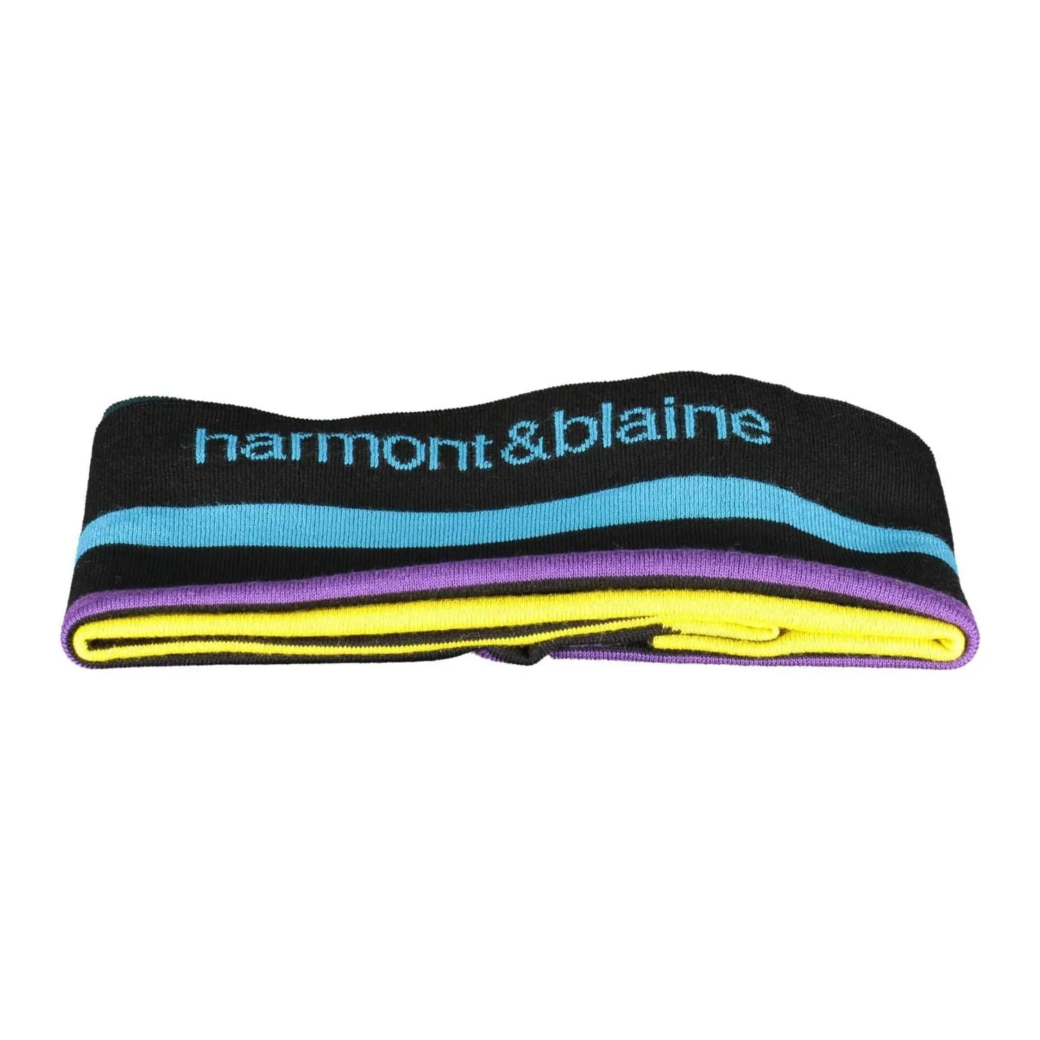 Harmont & Blaine Black Wool Men Scarf