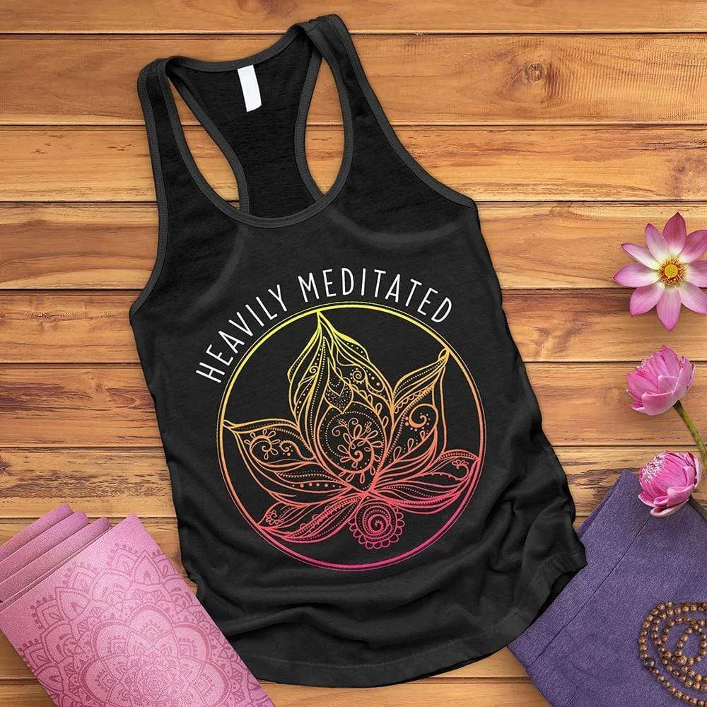 Heavily Meditated Flower Tank Top