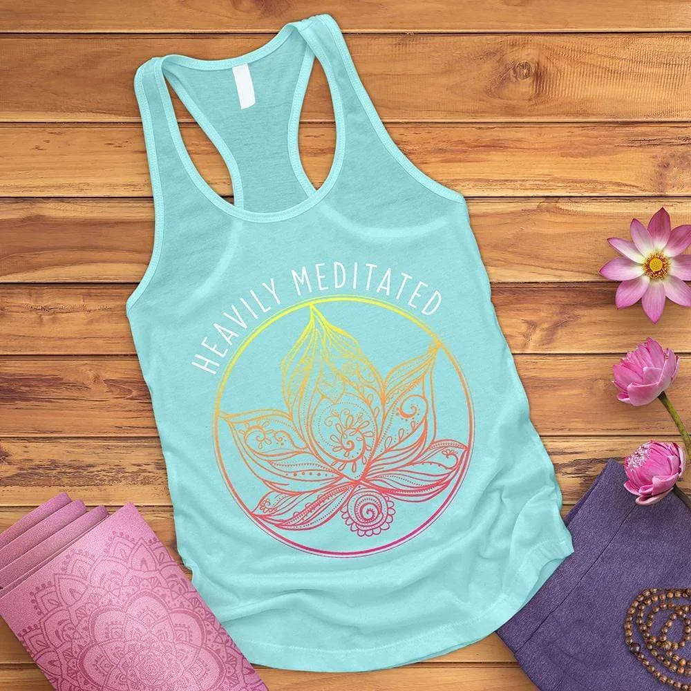 Heavily Meditated Flower Tank Top