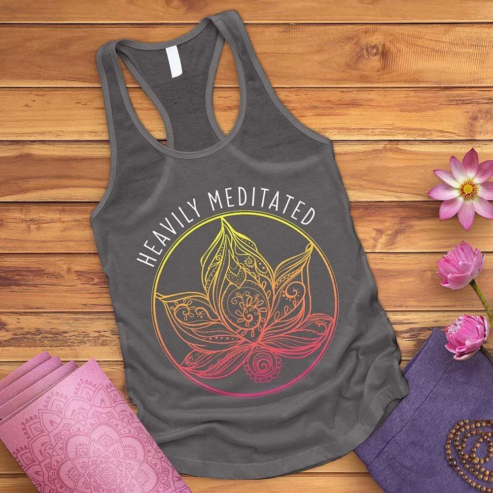 Heavily Meditated Flower Tank Top