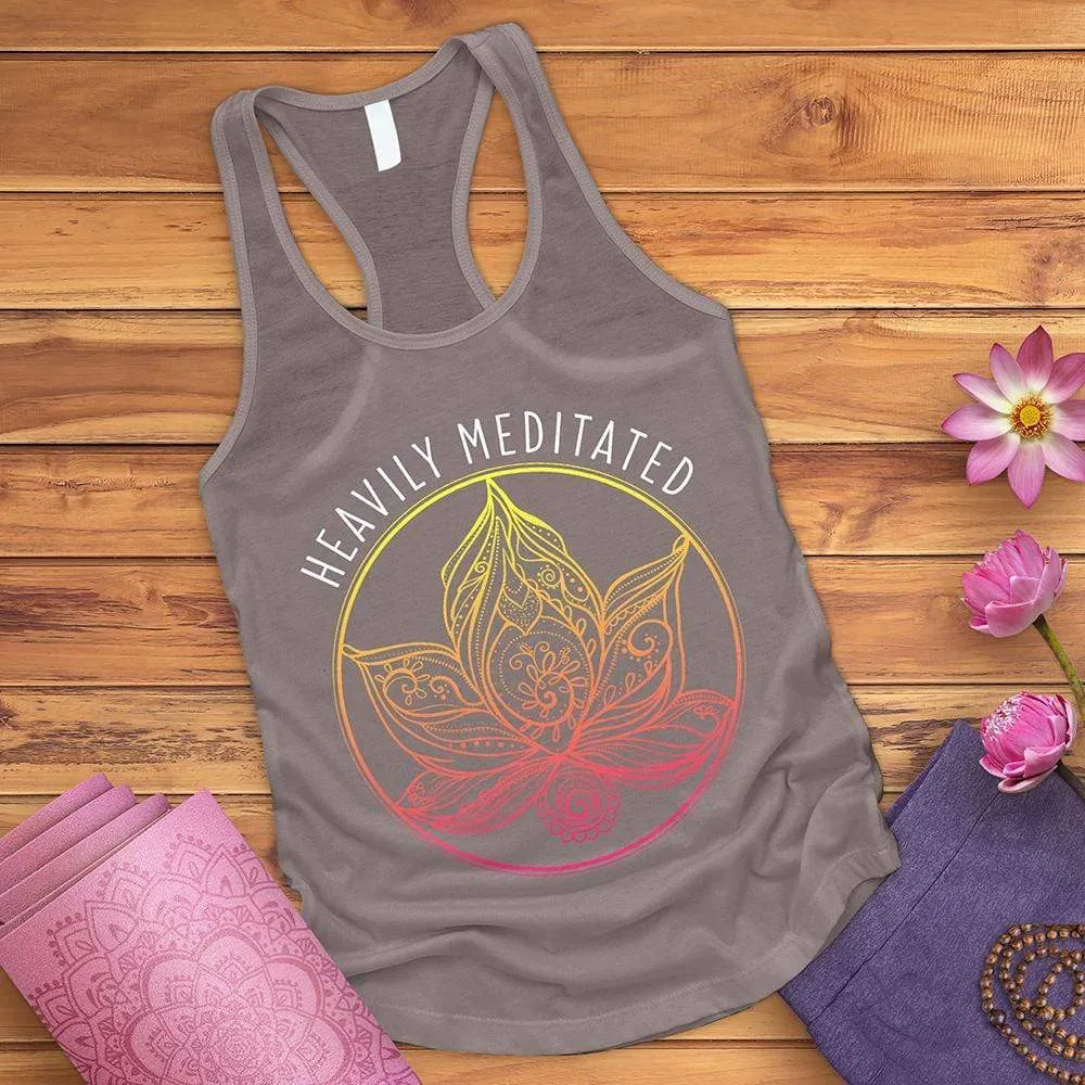 Heavily Meditated Flower Tank Top