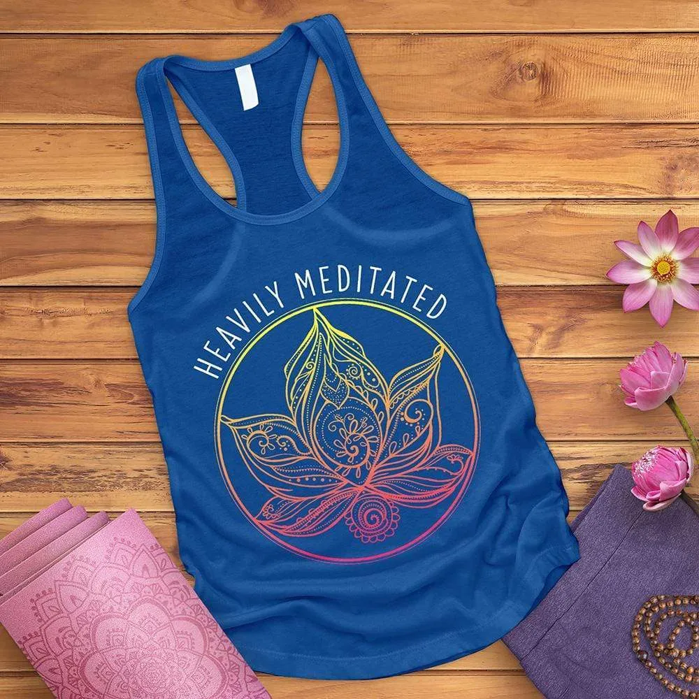 Heavily Meditated Flower Tank Top