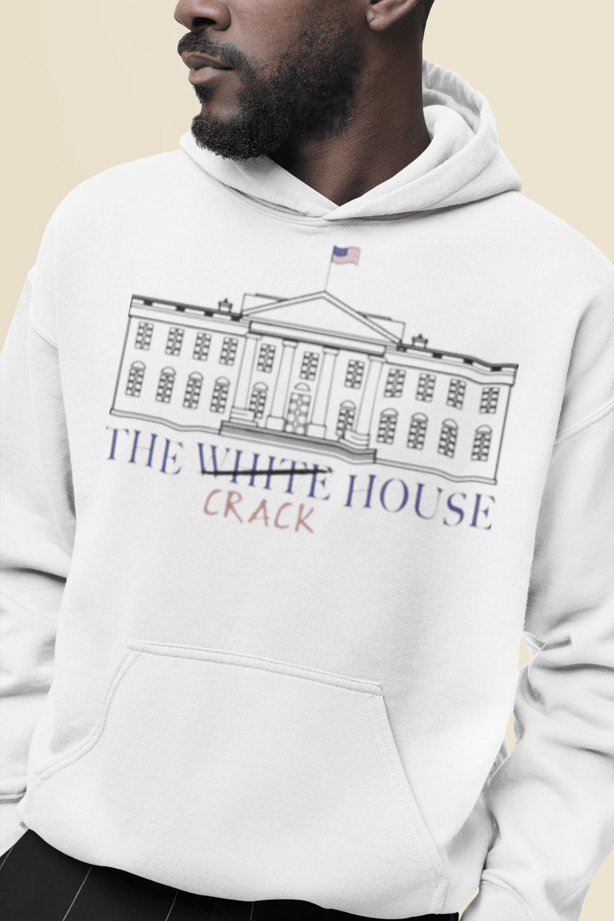 Heavyweight Hoodie The White House Crack House Top Koala Pullover