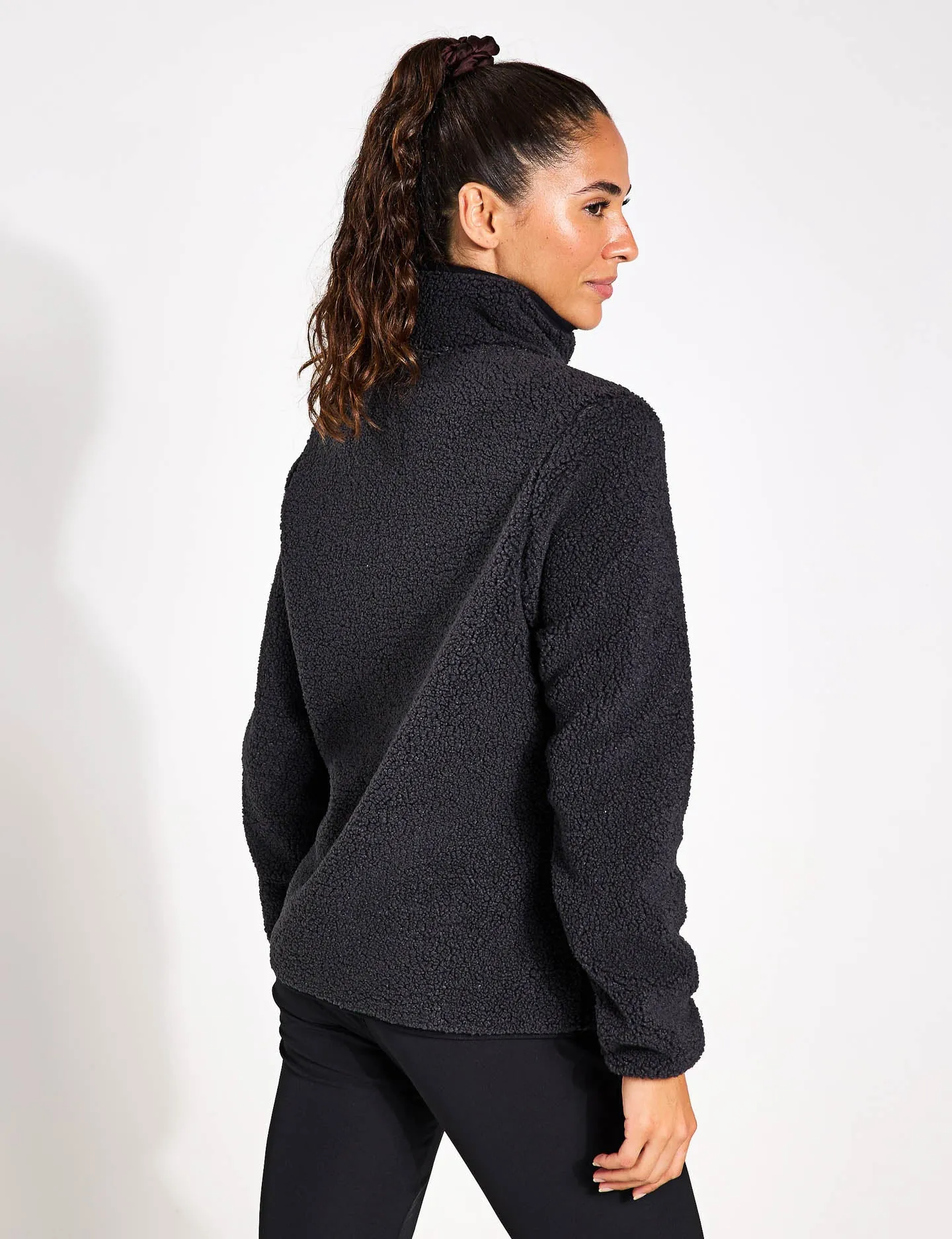 High Curl Jacket - Black