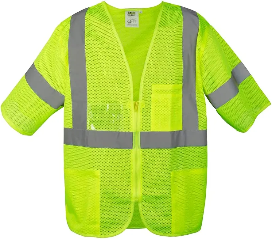 High-Visibility Mesh Safety Vest, Type R Class 3