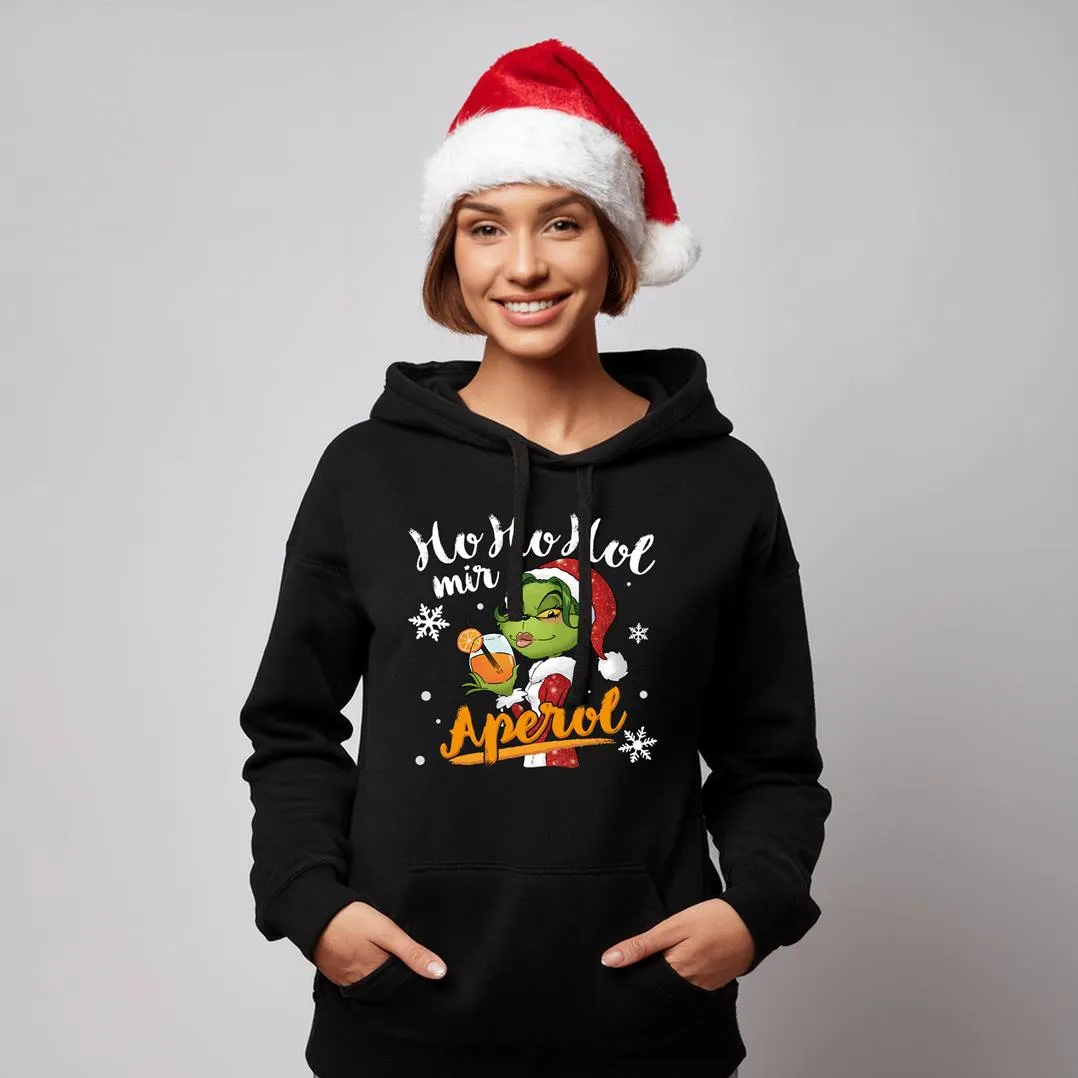 Hoodie - Miss Grinch - Ho Ho Hol mir Aperol