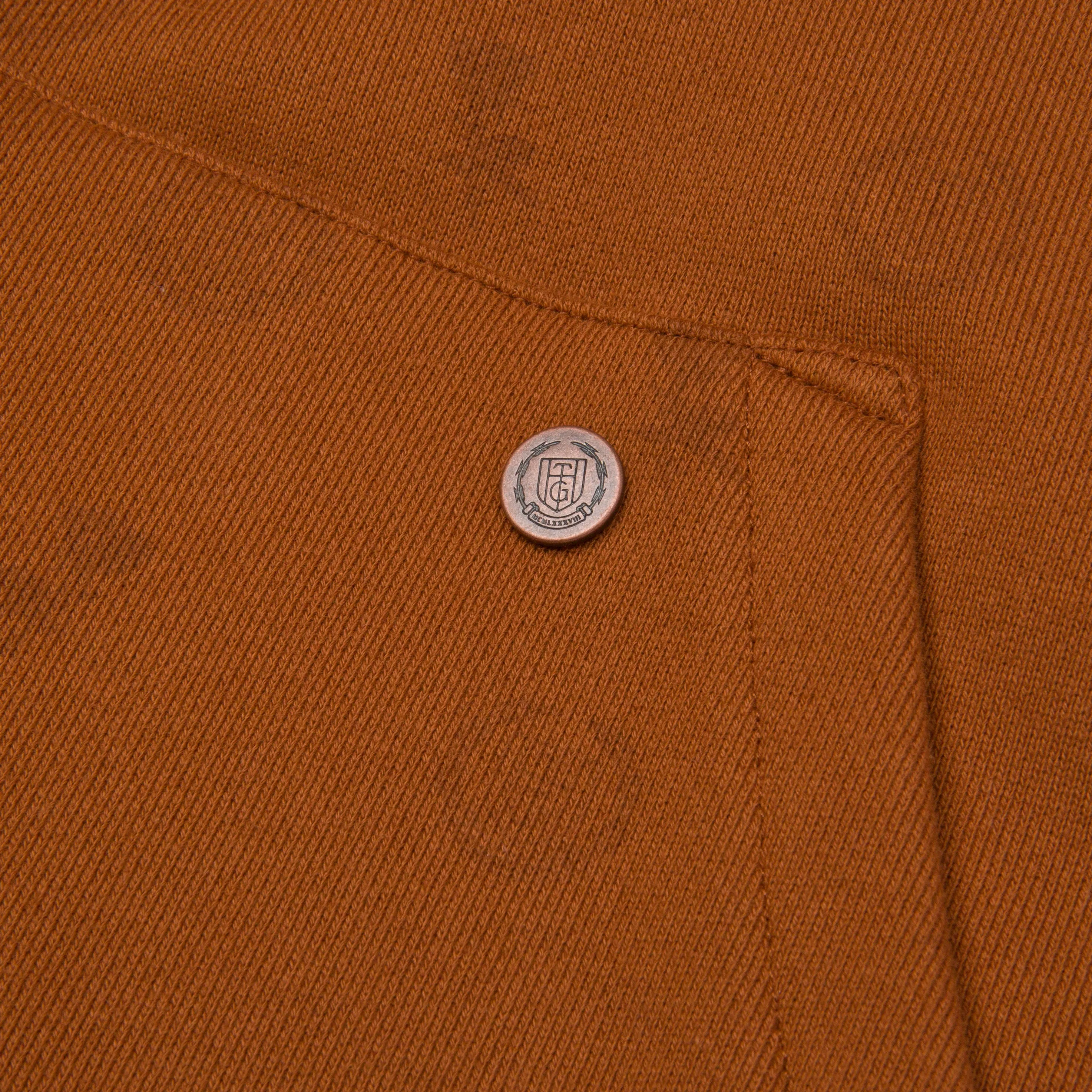 HTG® Raw Edge Hoodie - Copper