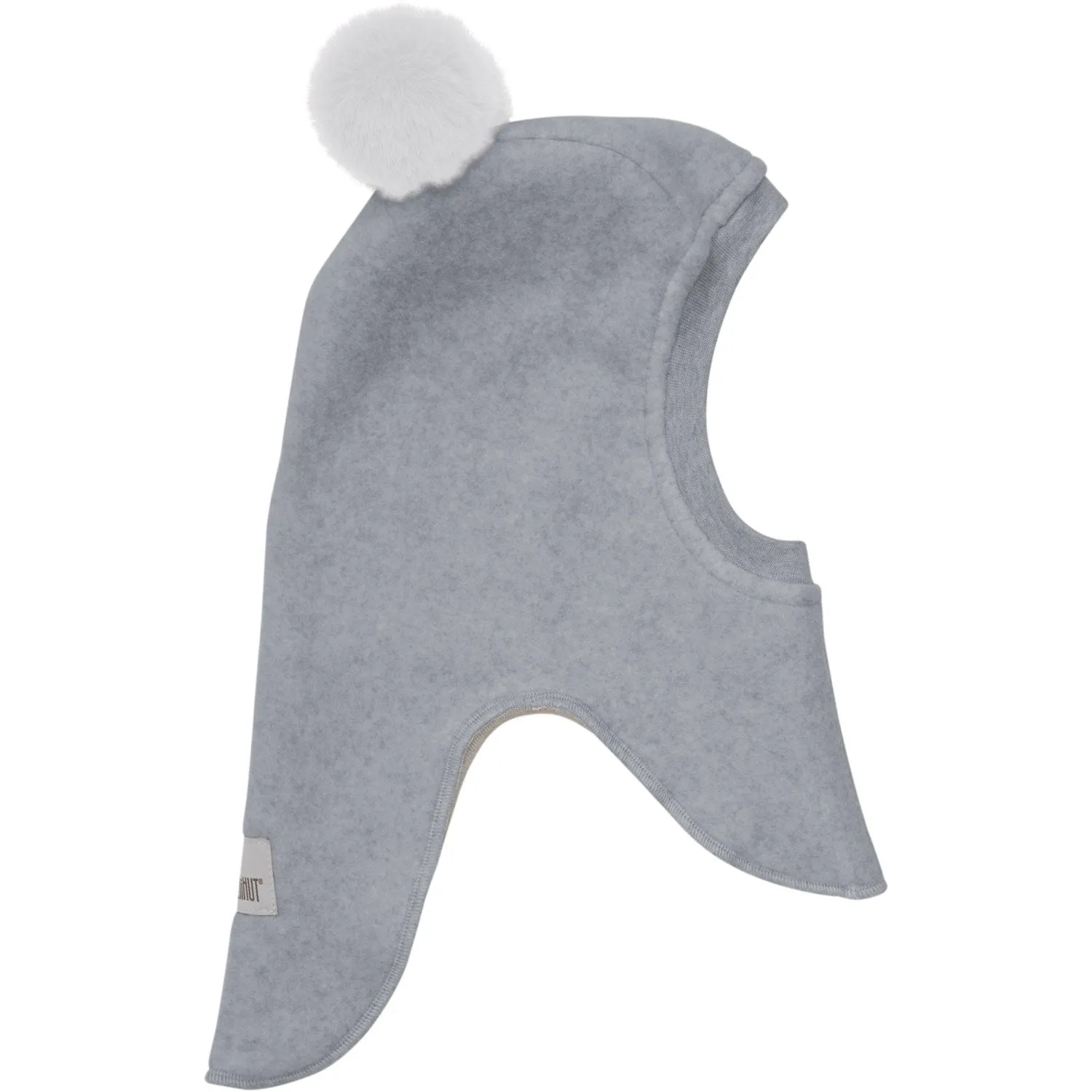 Huttelihut Light Grey Melange Balaclava Limited Luksusbaby