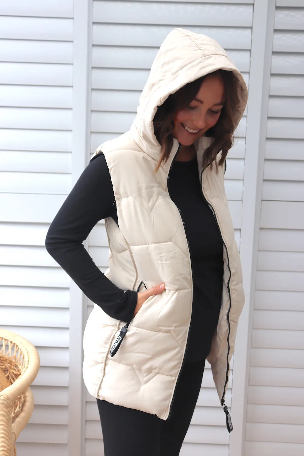 Ice Cream Puffer Vest