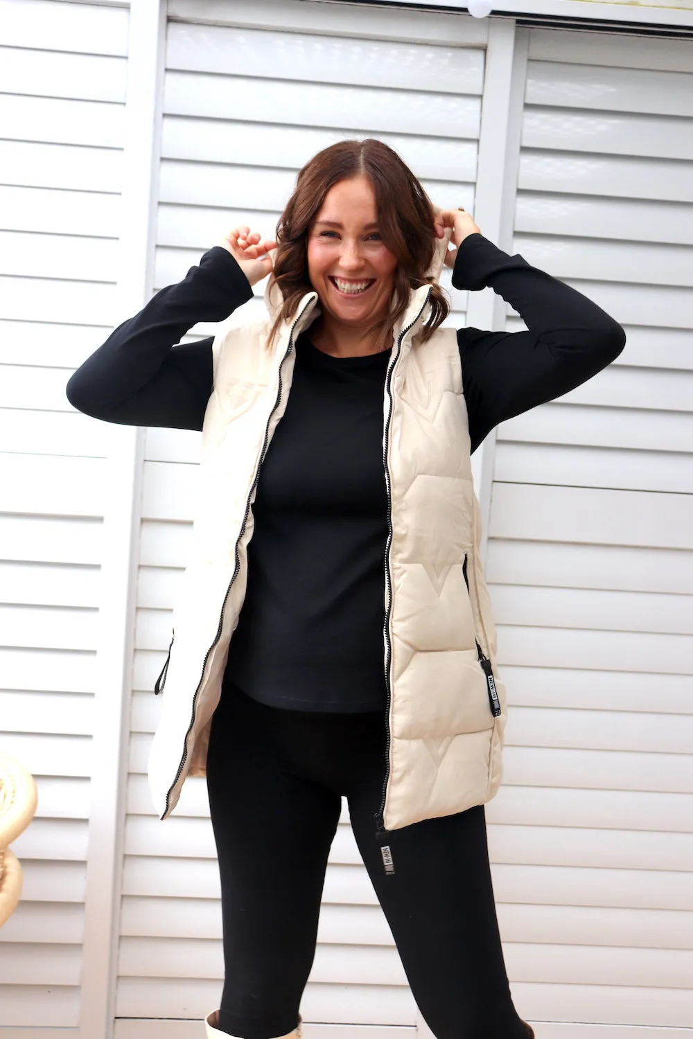 Ice Cream Puffer Vest