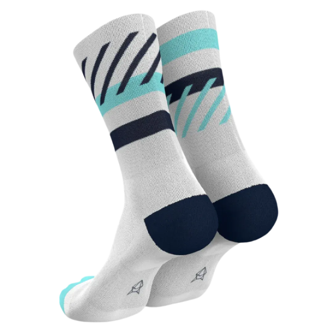 Incylence - Running Disrupts Long Sock - Navy Blue Mint