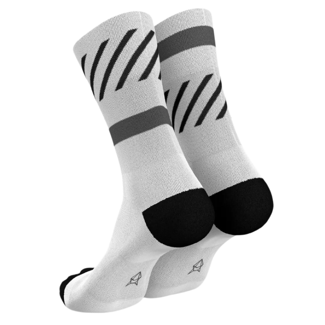 Incylence - Running Disrupts Long Sock - White