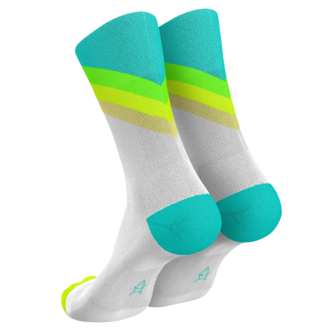 Incylence - Running Grades Long Sock - Blue Canary