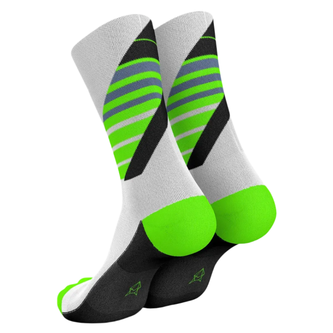 Incylence - Running Ladders Long Sock - Black Green (EUR 35-38)