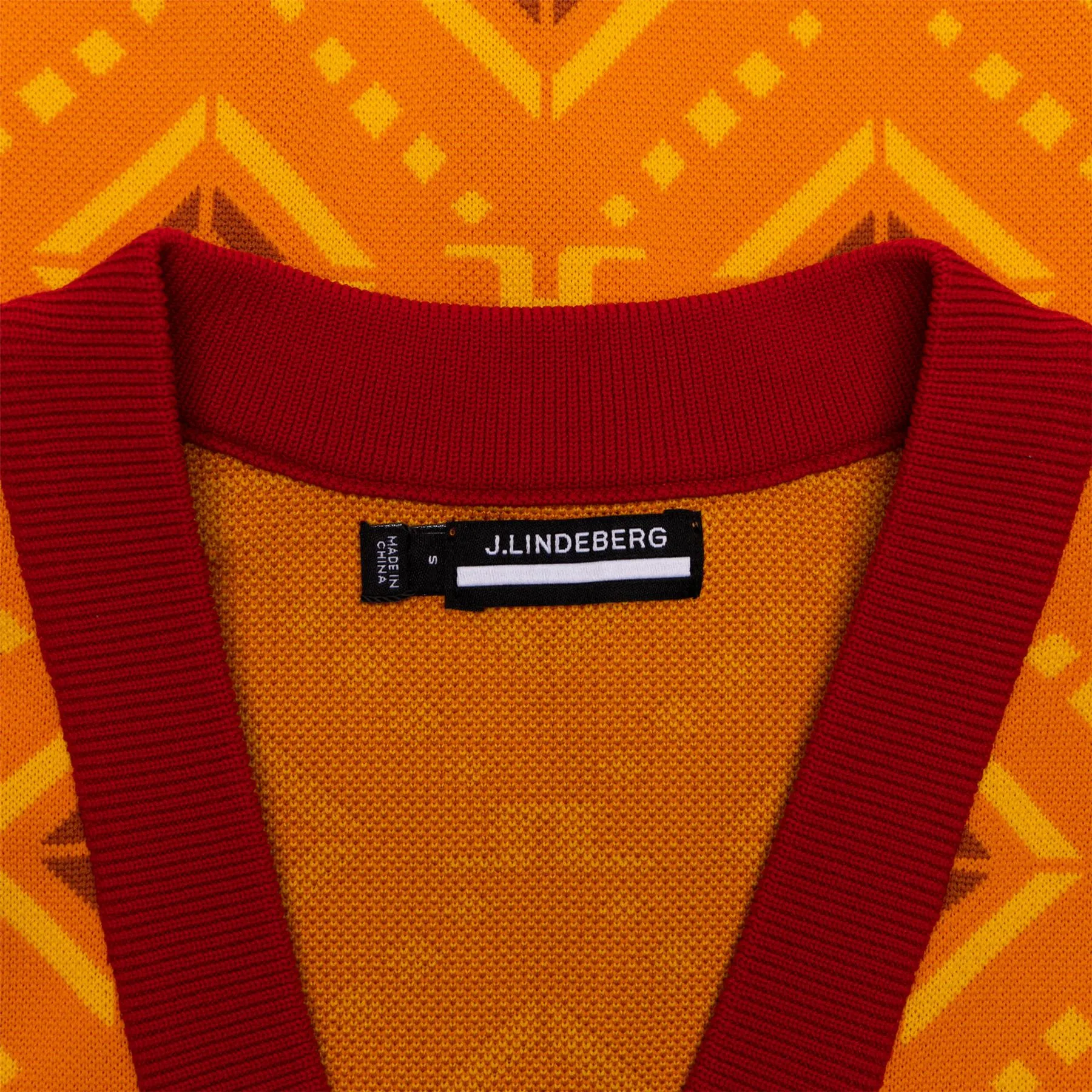 Jack Recycled Poly Vest Orange Diamond Logo - SS23