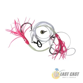 JIGGLE LURE - HAPUKA/BLUENOSE RIG 14/0 SQUID SKIRT WITH FLASHING LIGHT