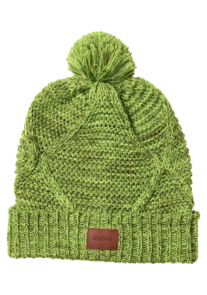 Julian Pom Beanie - Olive / Volt