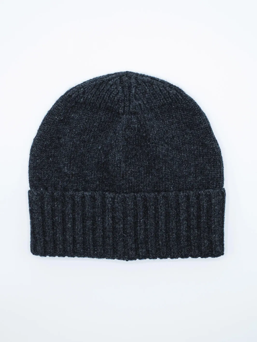 Knit Merino Beanie - Charcoal