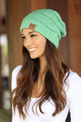 Knit Mint Beanie