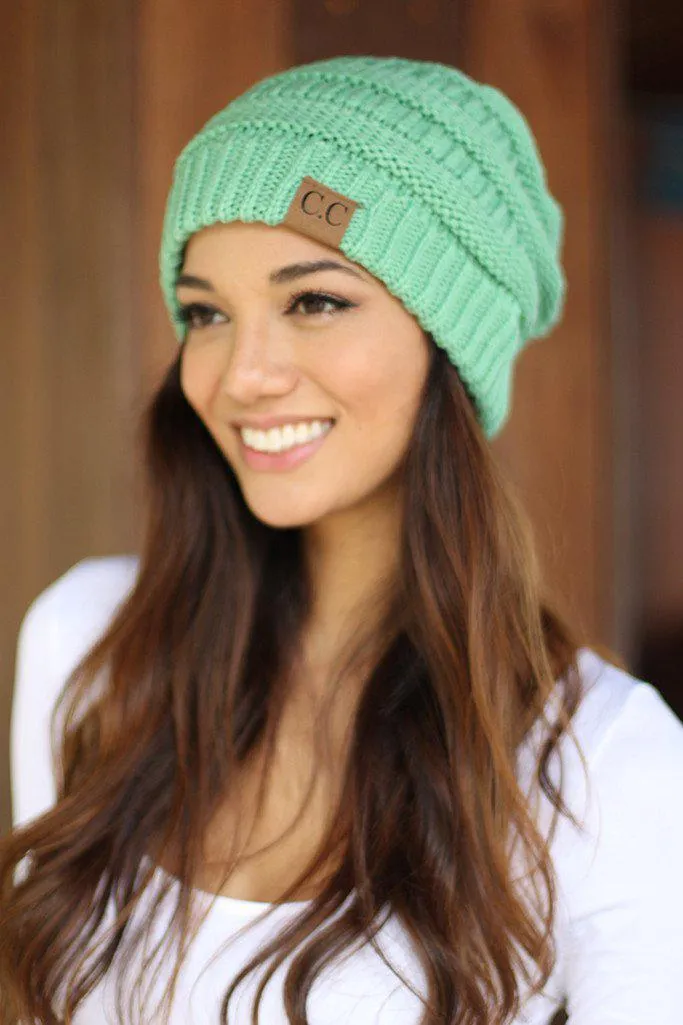 Knit Mint Beanie