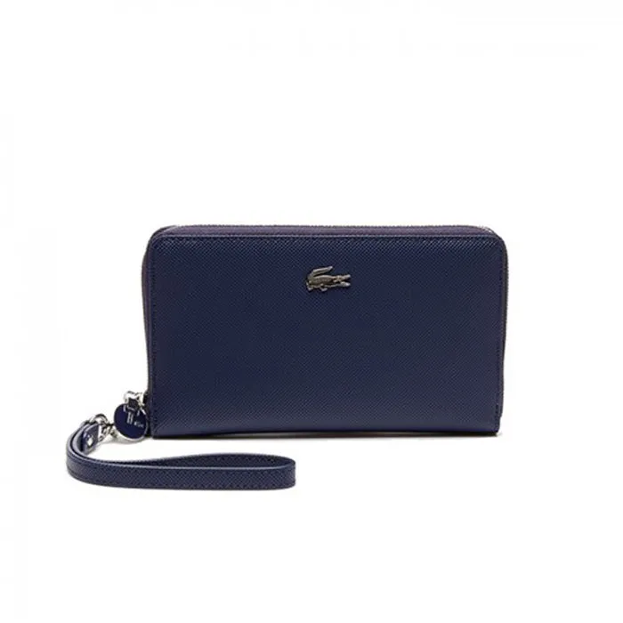 Lacoste Women Daily Classic XL Wristlet Zip |NF2779DC| Peacoat 021