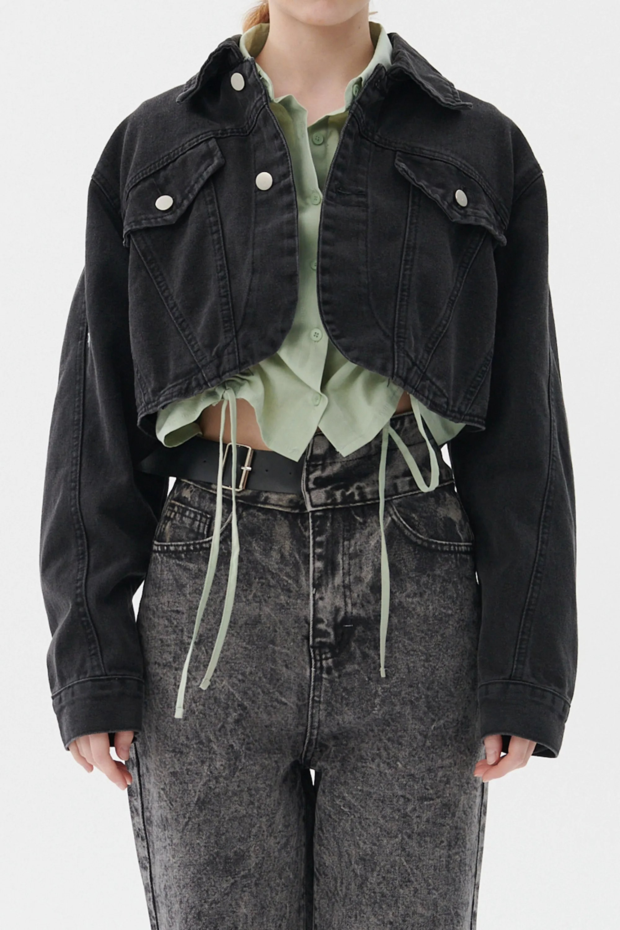 Lindsey Denim Cropped Jacket