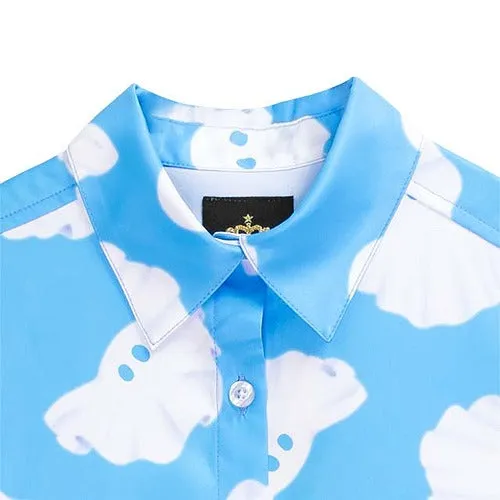 Listen Flavor blue ghost shirt