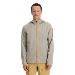 Mens Gridweb Hoodie - Concrete