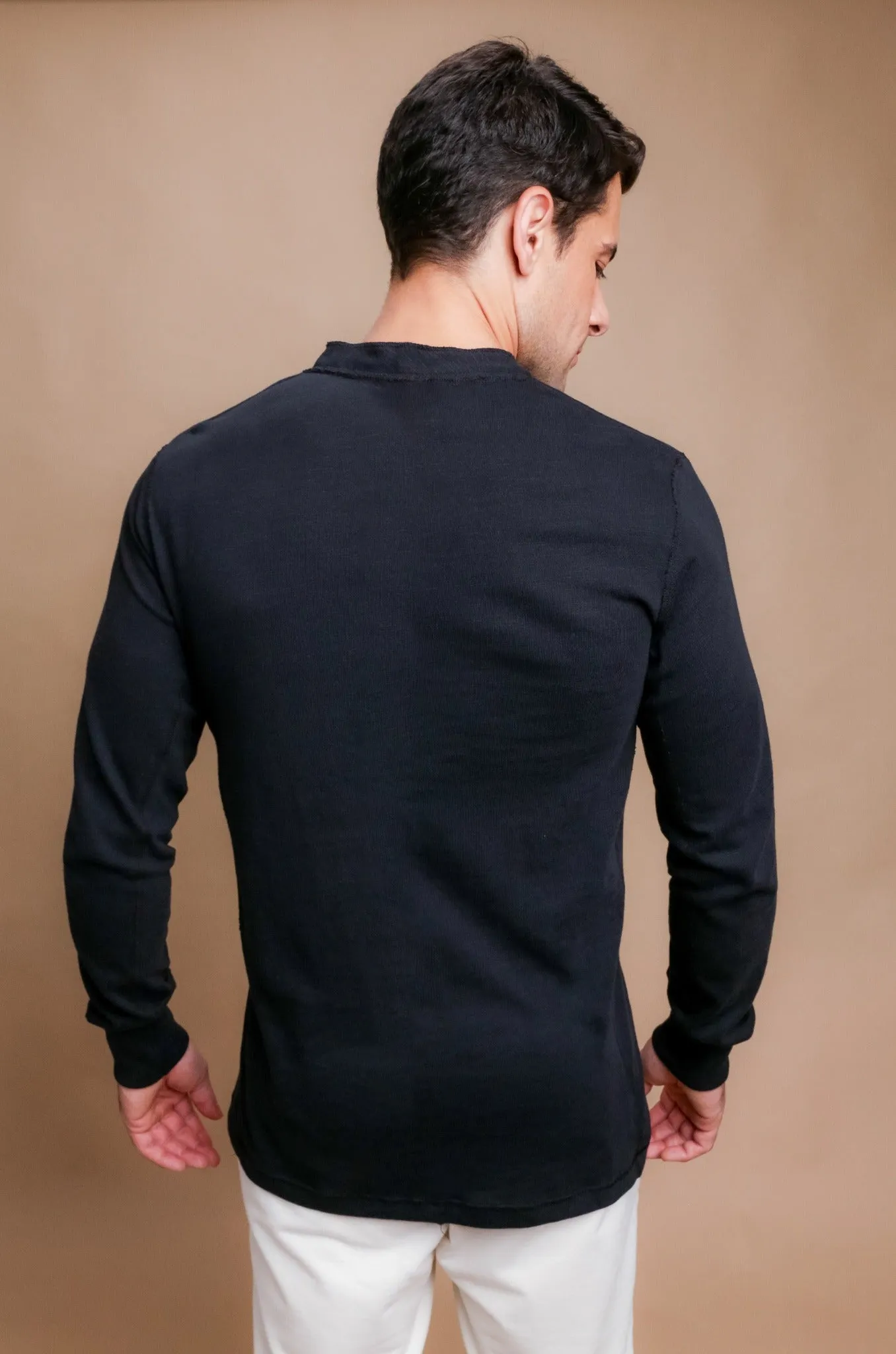 Men's Henley Long Sleeve Shirt