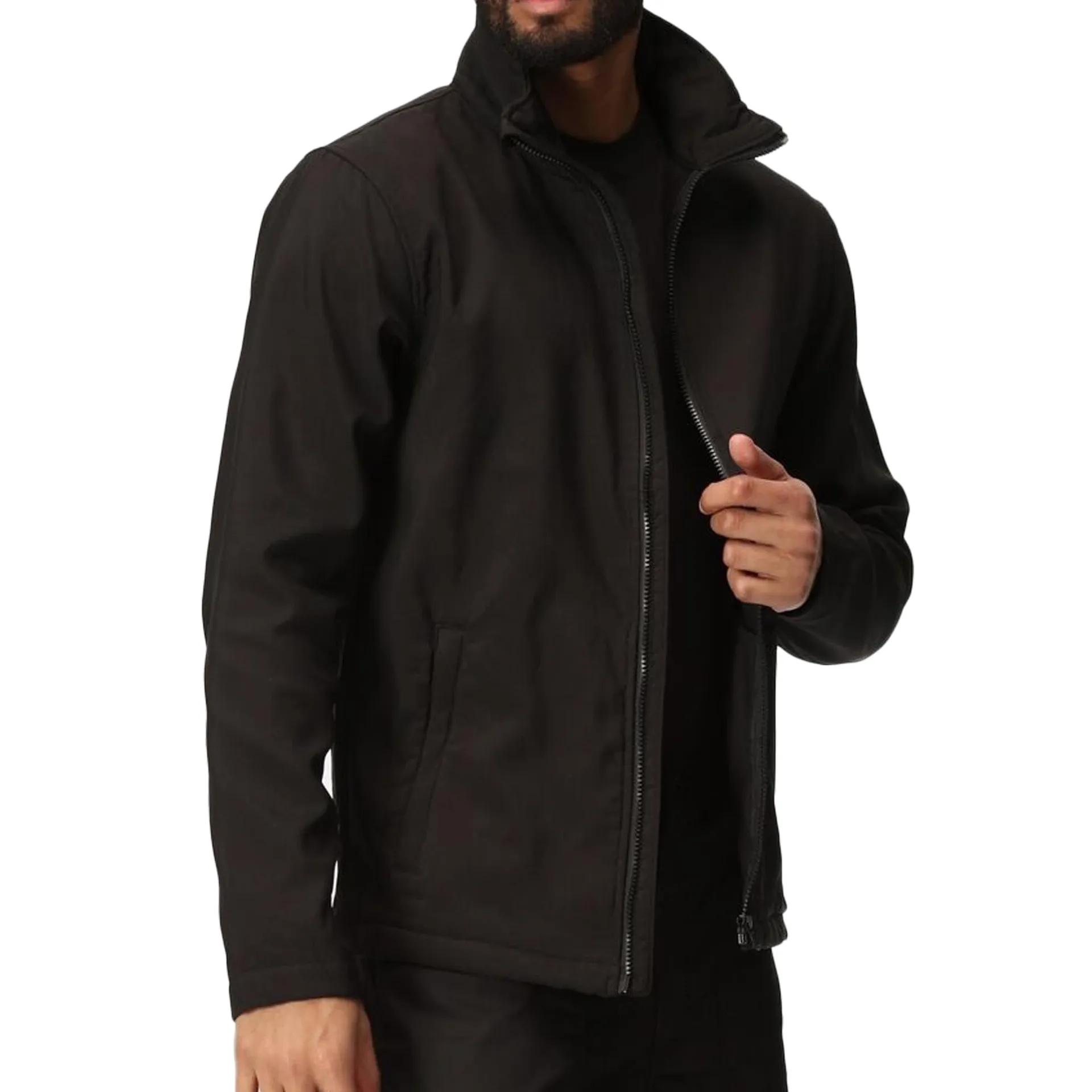 MEN'S TWO-LAYER SOFTSHELL JACKET - Durable, Windproof, Water-Resistant Outdoor Jacket