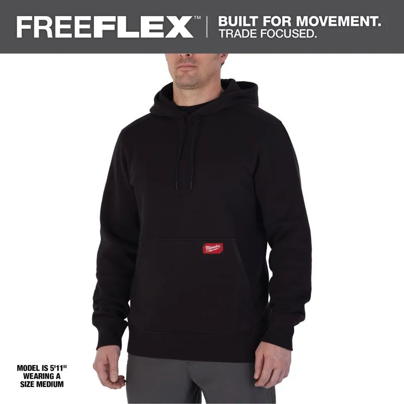 Milwaukee XL Banded Sleeve Men's Hooded Hoodie Black