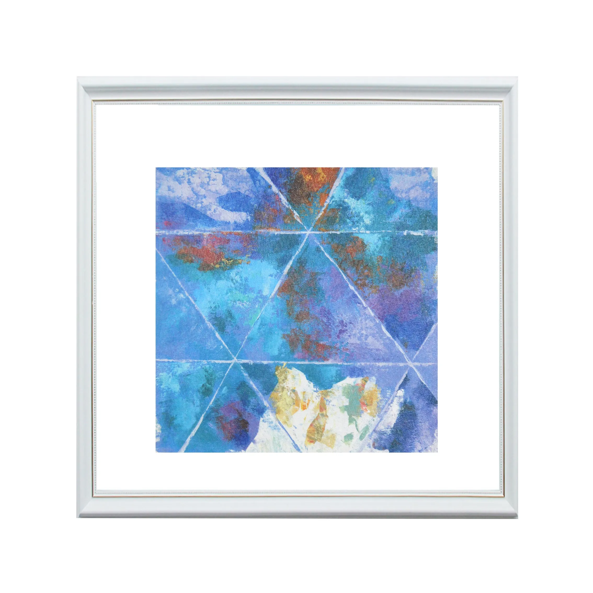 Navy Abstract Wall Art