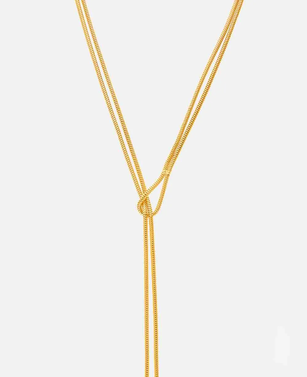 NECKLACE "BREEZE LARIAT" - GOLD