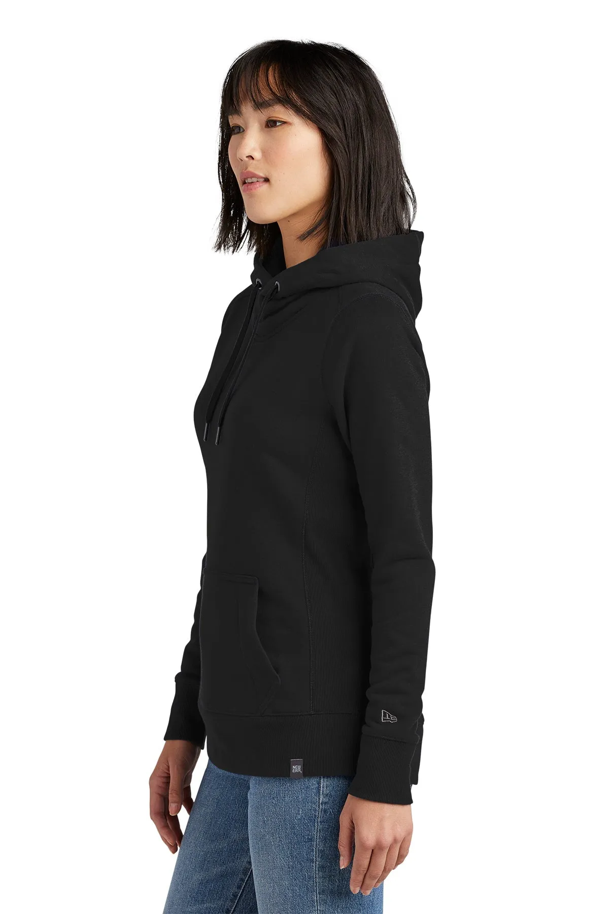 New Era Ladies French Terry Custom Hoodies, Black