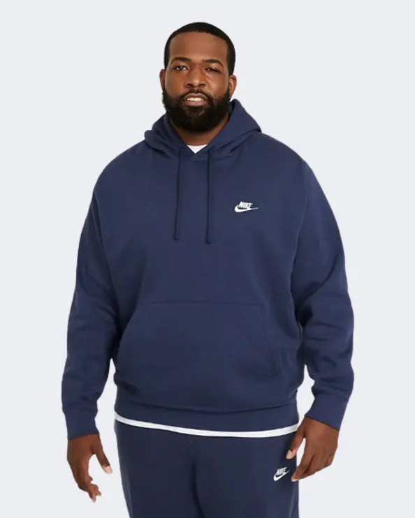 Nike Sportswear Club Fleece Men Lifestyle Hoody Navy Bv2654-410