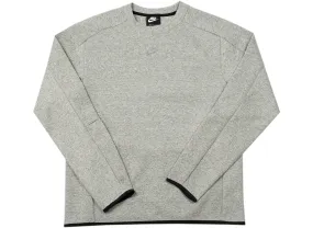 Nike Sportswear Tech Fleece Fleece Crewneck in Grey