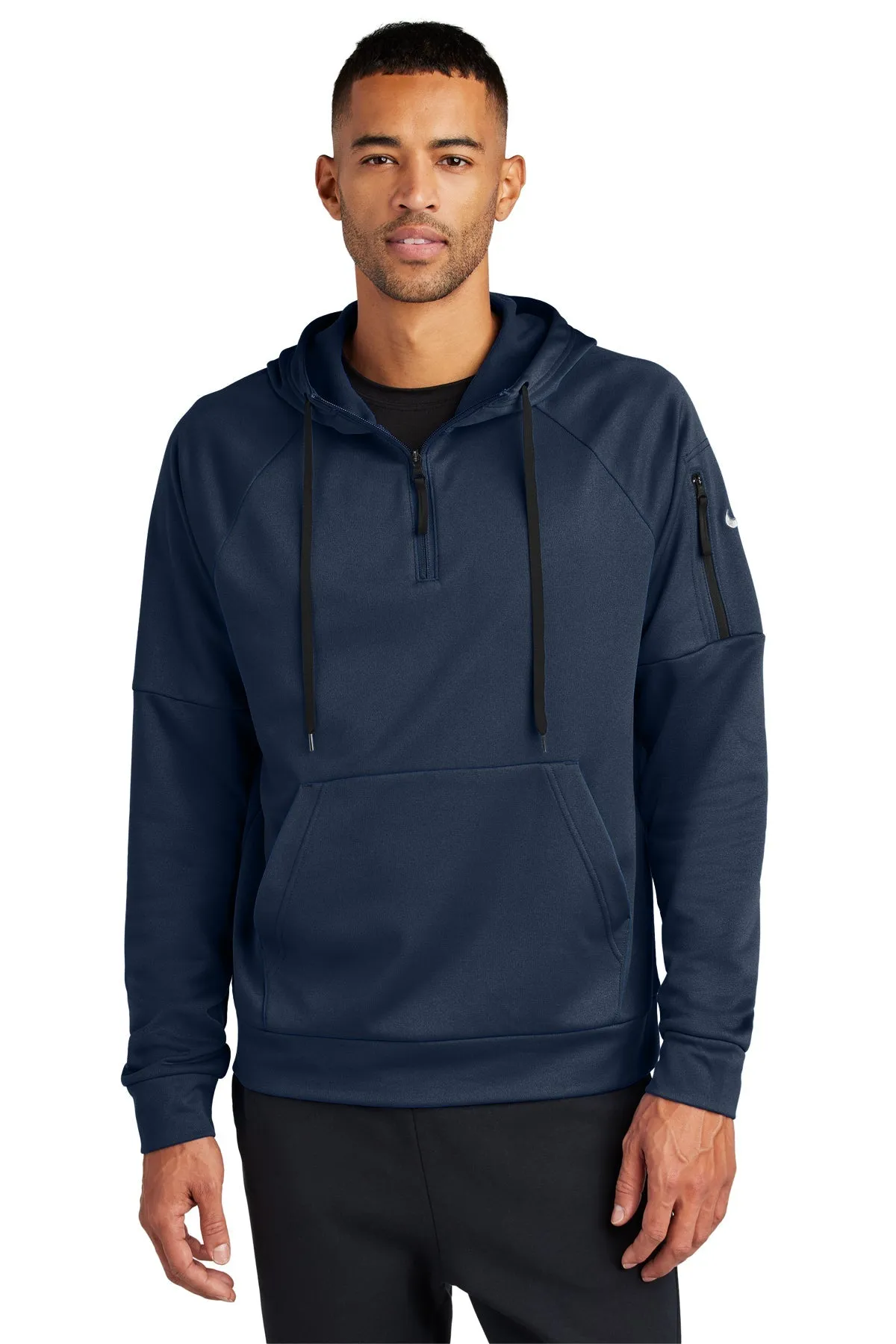 Nike Therma-FIT Pocket Fleece Custom Hoodies, Navy