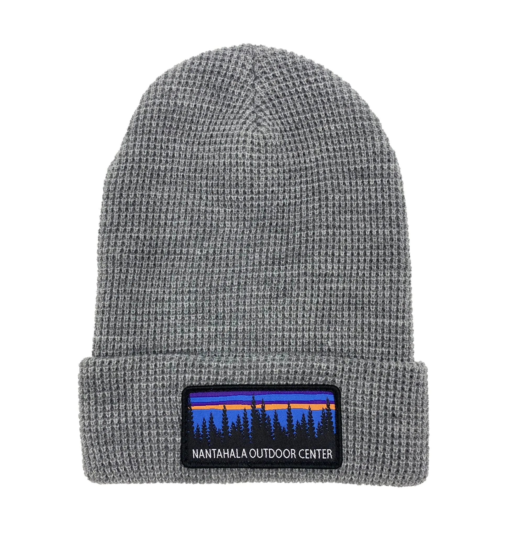 NOC Sunset Tree Line Waffle Knit Beanie