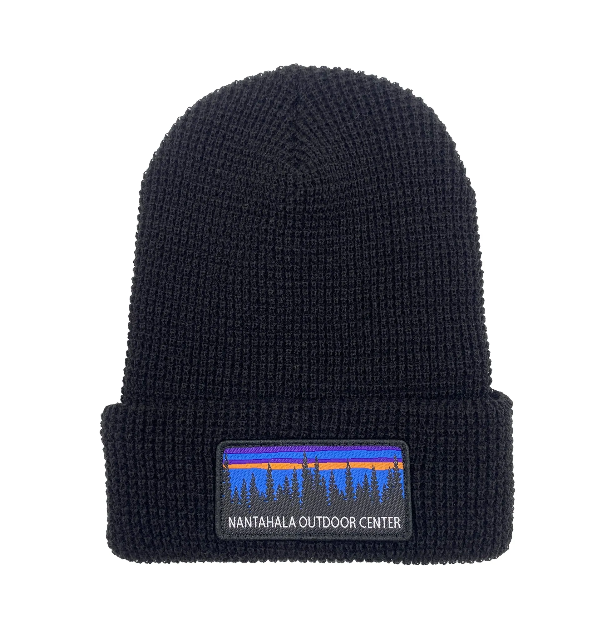 NOC Sunset Tree Line Waffle Knit Beanie