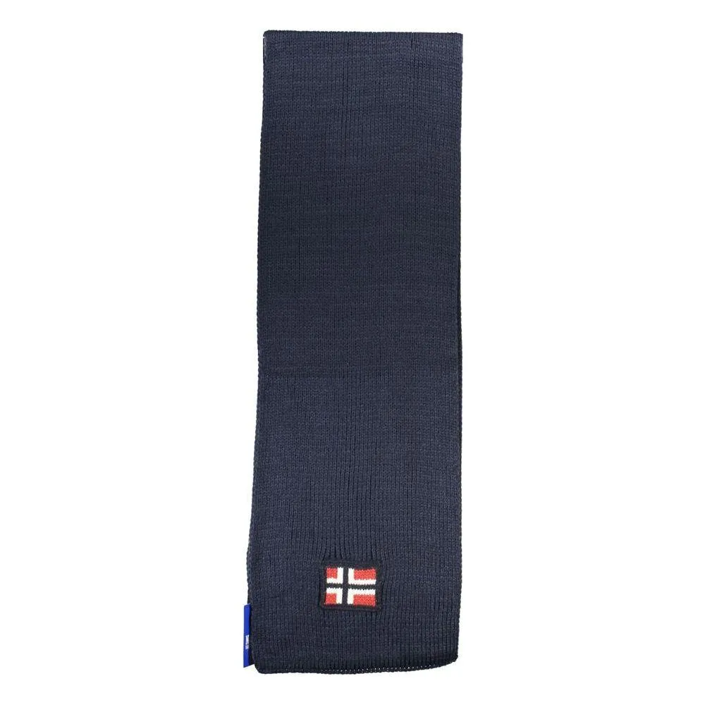 Norway 1963 Blue Acrylic Scarf