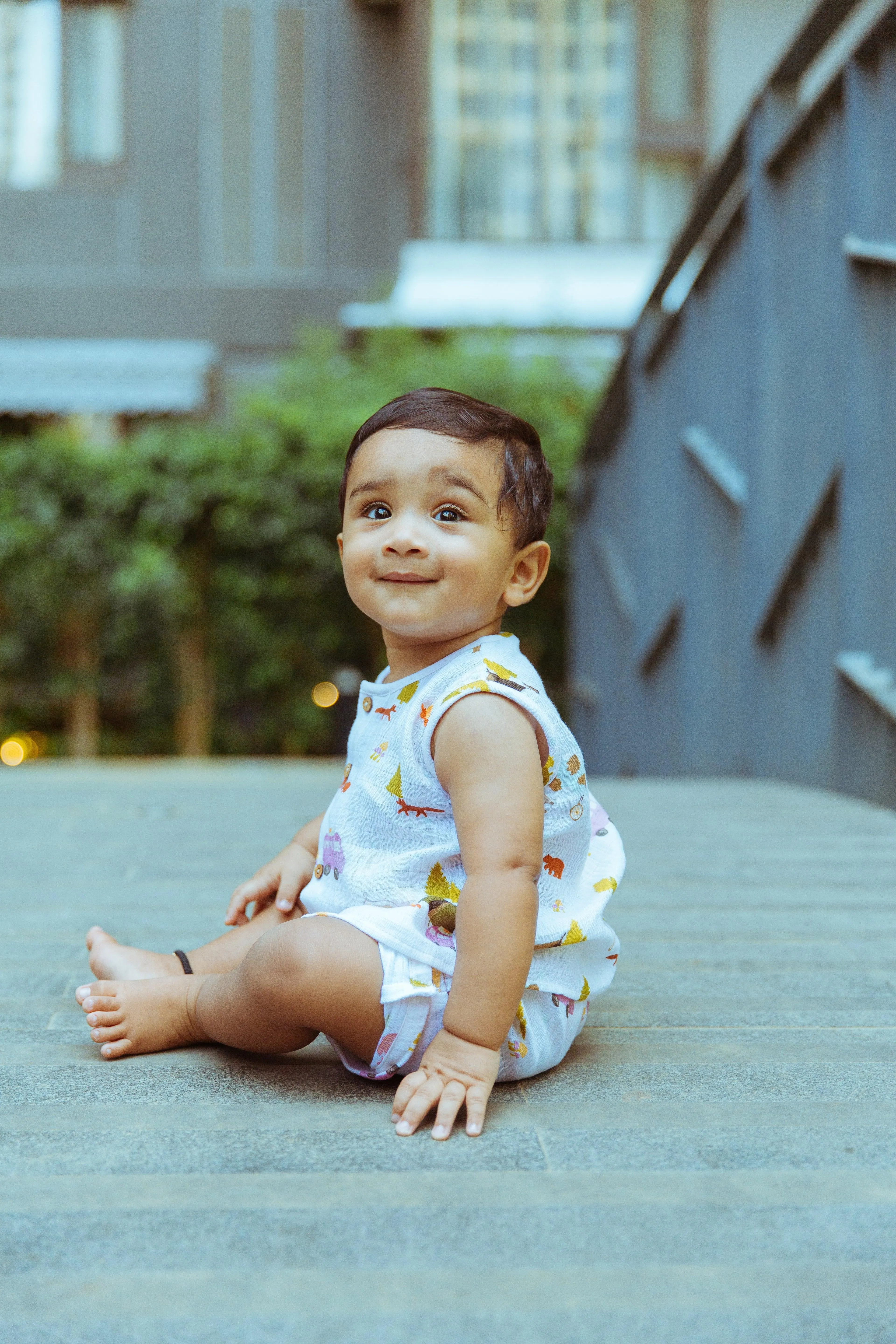 Organic Muslin Vest & Shorts Set | Squad Goals