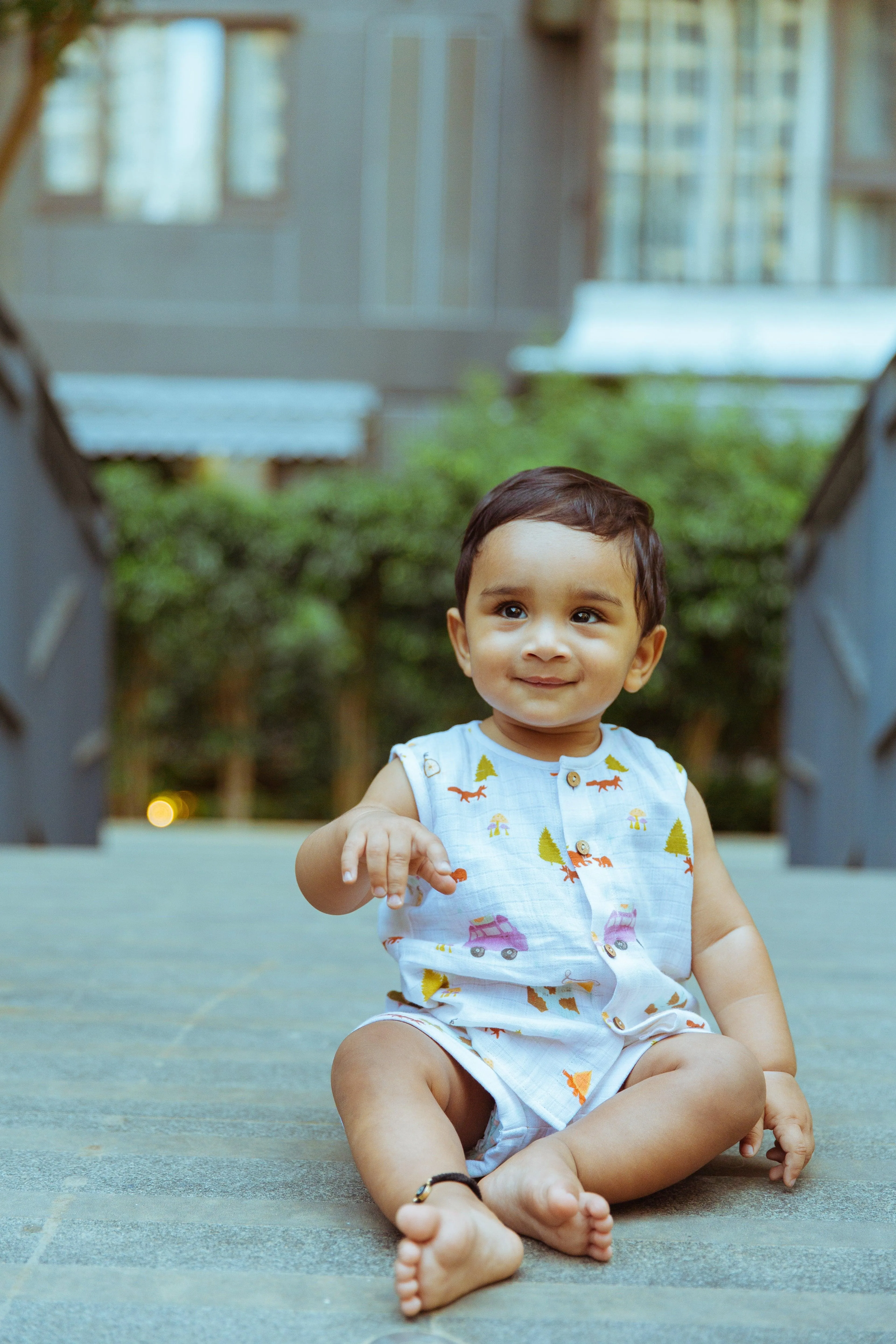 Organic Muslin Vest & Shorts Set | Squad Goals